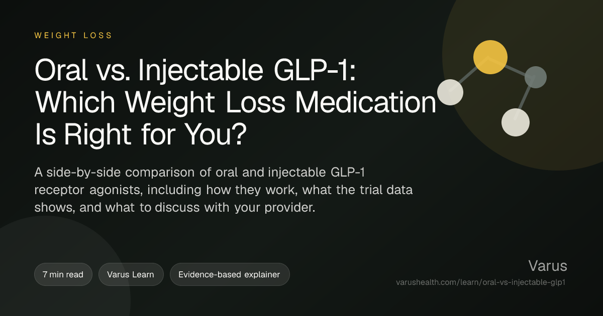 Oral vs. Injectable GLP-1: Which Weight Loss Medication Is Right for ...
